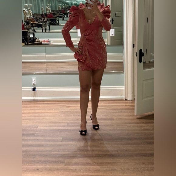 Brand new ELLIATT GOLDEN DRESS ORANGE/GOLD SIZE Medium - Picture 9 of 10